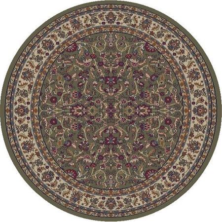 Concord Global Trading 3 ft. 11 in. x 5 ft. 7 in. Jewel Kashan - Green 40654